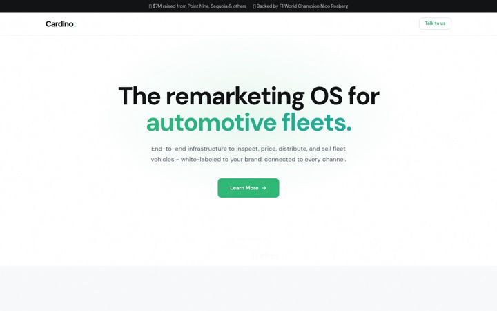 Screenshot of cardino.de