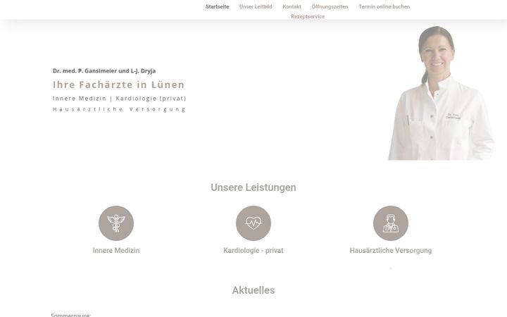 Screenshot ta' cardio-luenen.de