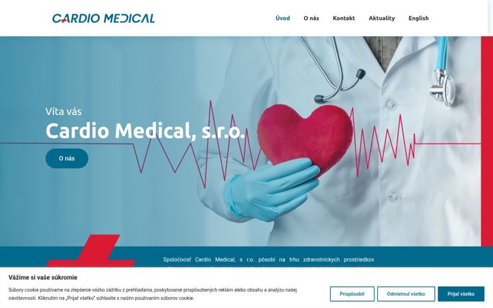 Screenshot of cardio-medical.sk
