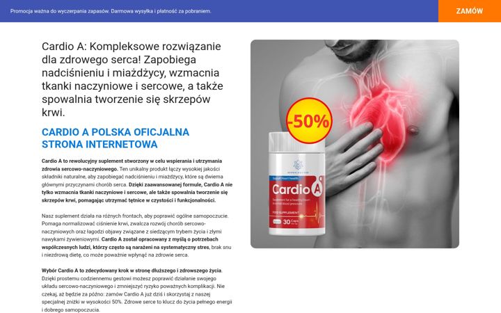 Screenshot of cardioapolska.com