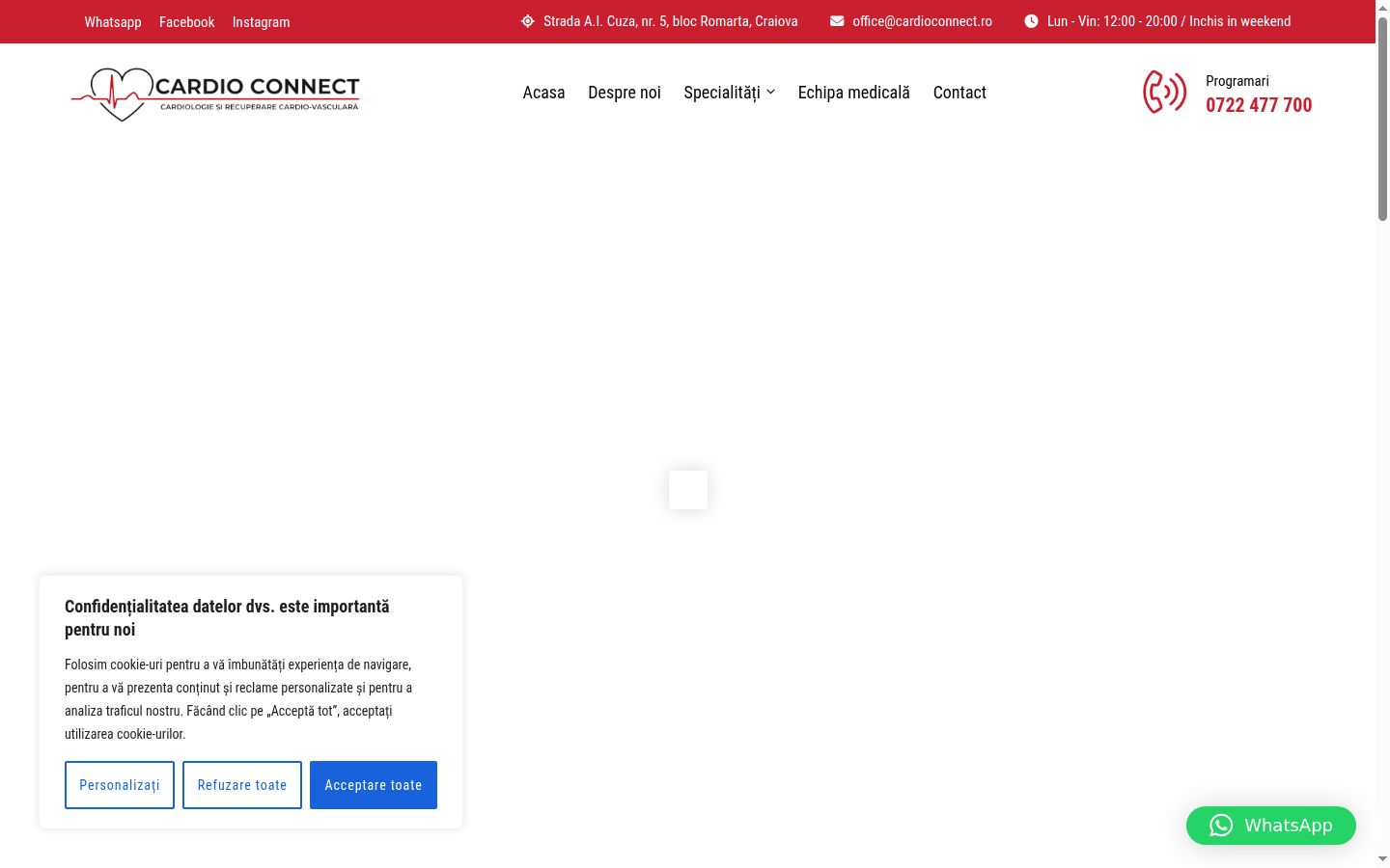 Screenshot van de toestemmingsbanner zoals getoond vóór enige interactie