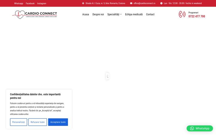 Screenshot του cardioconnect.ro