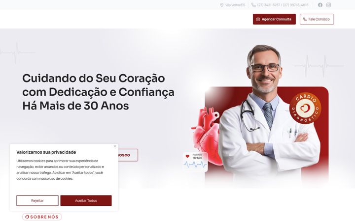 Képernyőkép: cardiodiagnostico.med.br