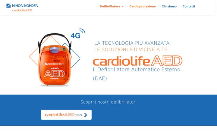 Screenshot of cardiolifeaed.com