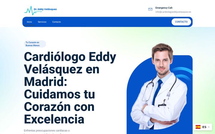 Zrzut ekranu cardiologoeddyvelasquez.es