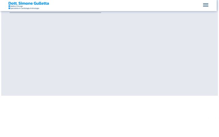 Screenshot of cardiologosimonegulletta.it
