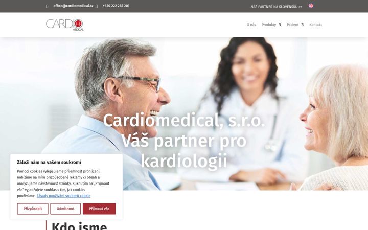 Screenshot of cardiomedical.cz