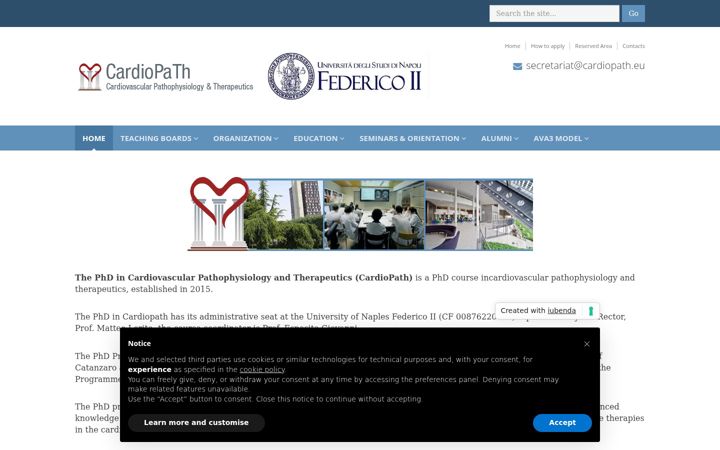 Screenshot of cardiopath.eu