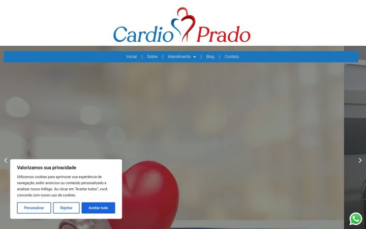 Képernyőkép: cardioprado.com.br