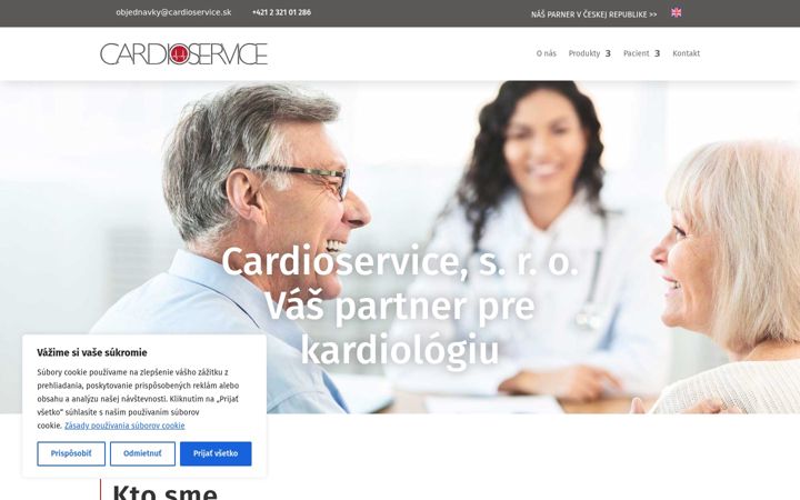 Screenshot of cardioservice.sk