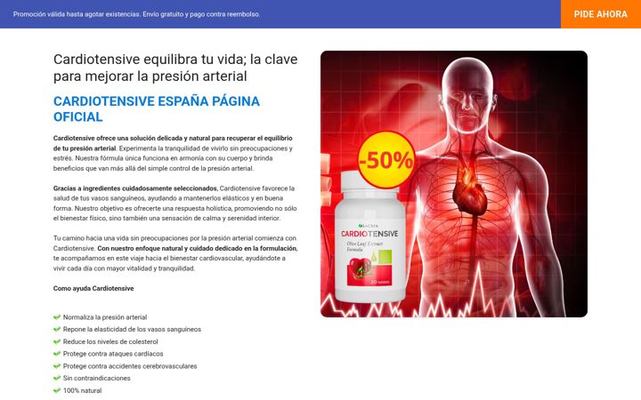 Screenshot of cardiotensiveespana.com