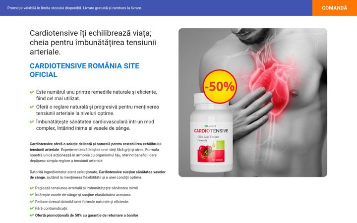 Screenshot of cardiotensiveromania.com