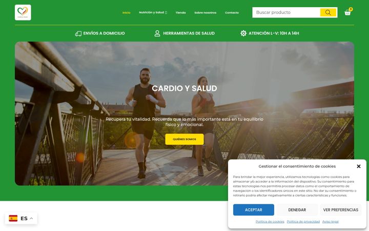 Zrzut ekranu cardioysalud.es
