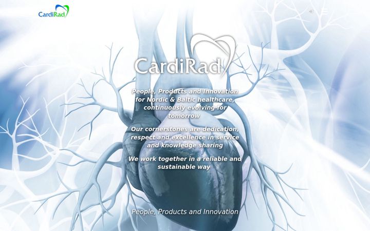 Screenshot of cardirad.fi