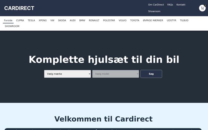 Screenshot of cardirect.dk