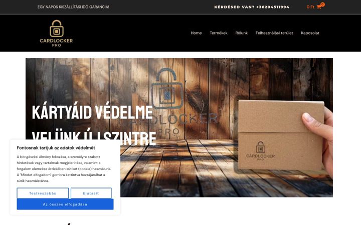 Skjámynd af cardlocker.hu
