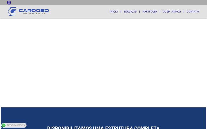 Screenshot stránky cardosoempreendimento.com.br