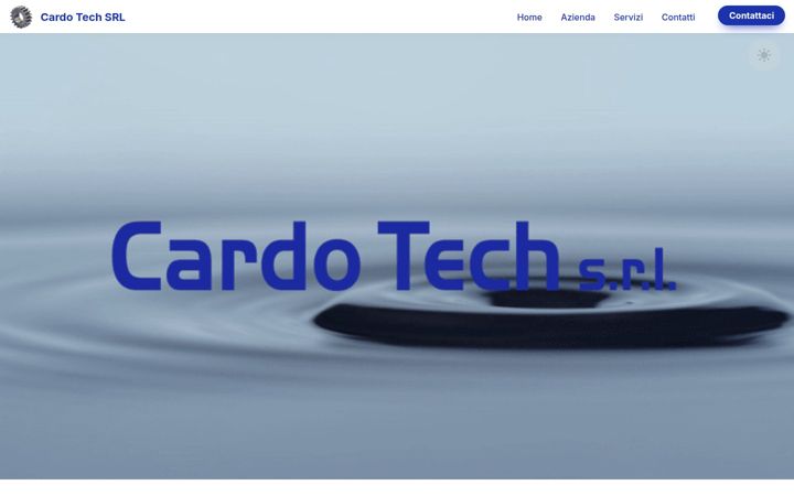 Screenshot of cardotechsrl.it