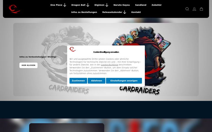 Screenshot του cardraiders.de