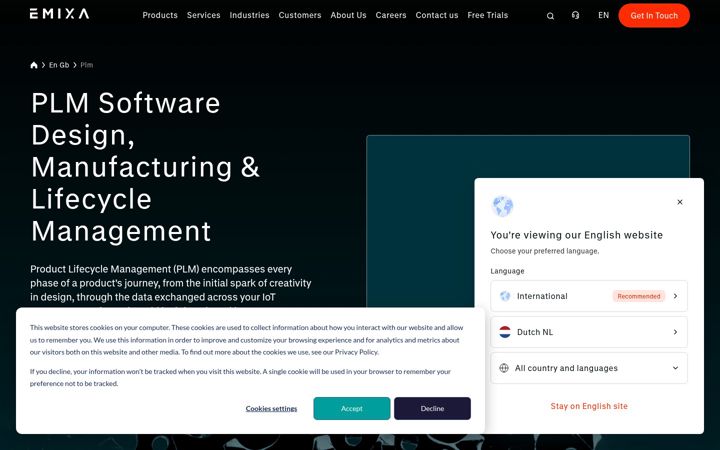 Screenshot of cardsplmsolutions.com