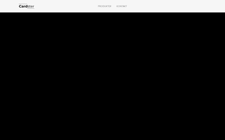 Screenshot of cardster.se