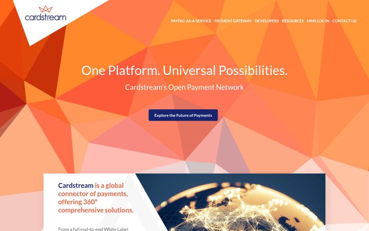Screenshot of cardstream.com