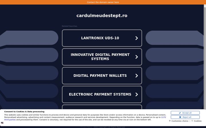 Screenshot of cardulmeudestept.ro