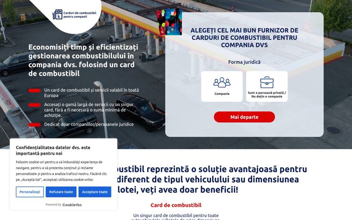Screenshot of carduridecombustibil.com