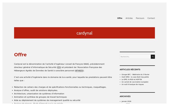 Screenshot of cardynal.fr