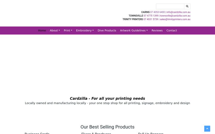 Screenshot ta' cardzilla.com.au
