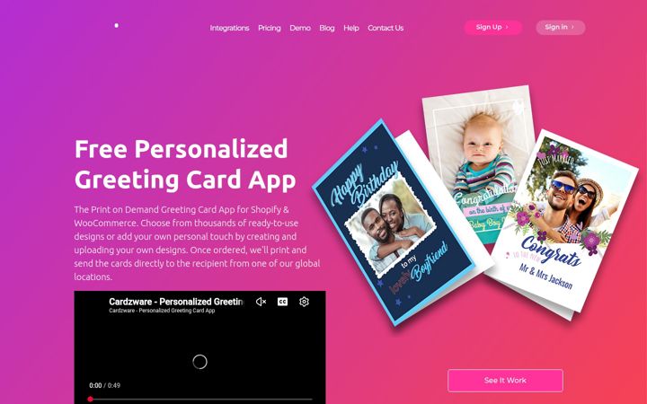 Screenshot of cardzware.com