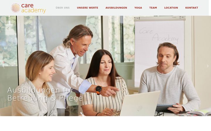 Screenshot of care-academy.at