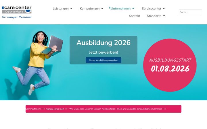 Screenshot του care-center.de