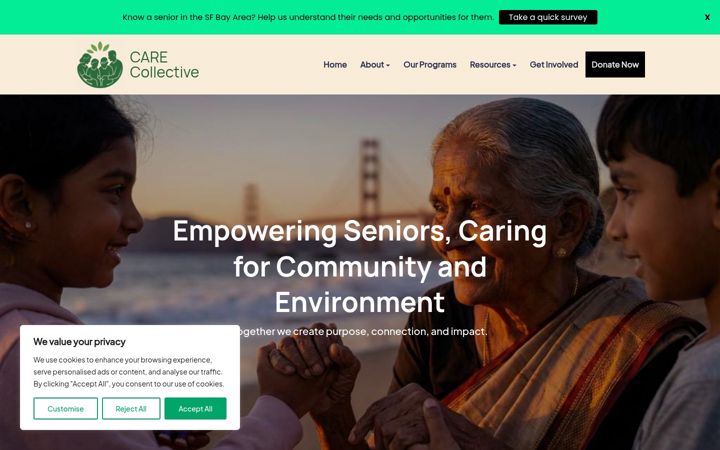 Screenshot di care-collective.net