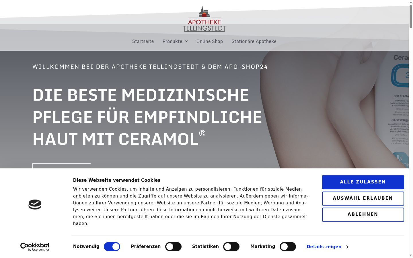 Sutikimo reklamjuostės, rodytos prieš bet kokią sąveiką, ekrano kopija