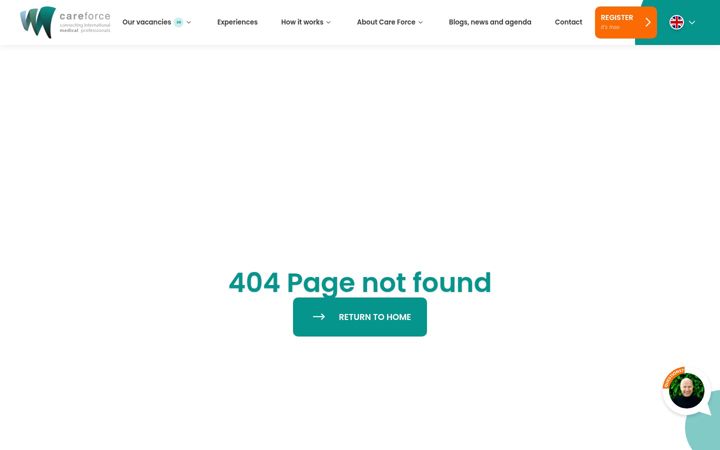 Screenshot of care-force.fr