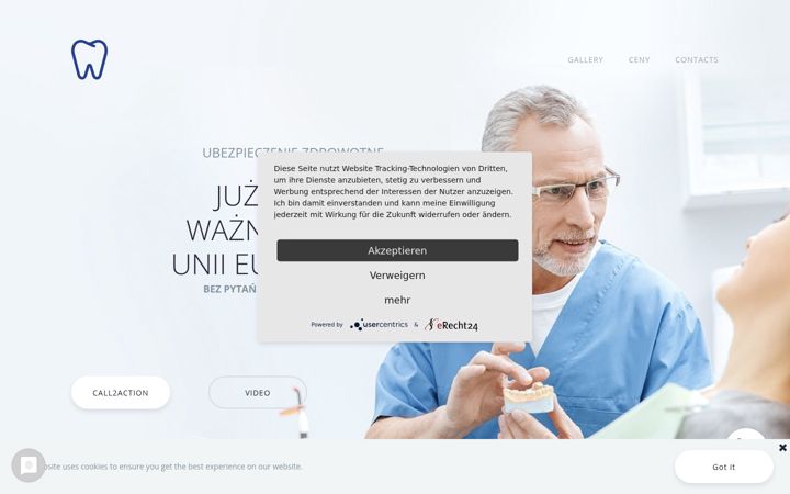 Screenshot of care-insurance.de