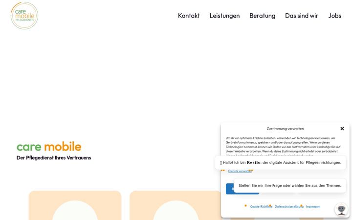 Screenshot του care-mobile.de