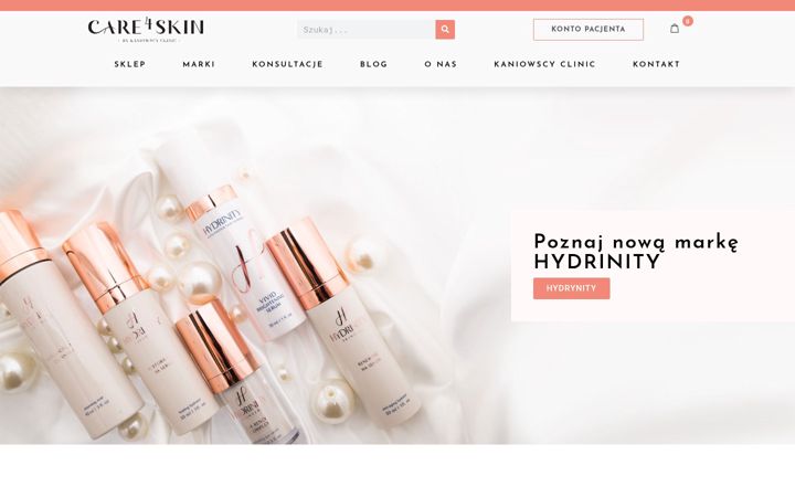 Screenshot of care4skin.pl
