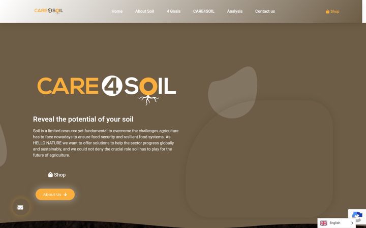 Screenshot of care4soil.com