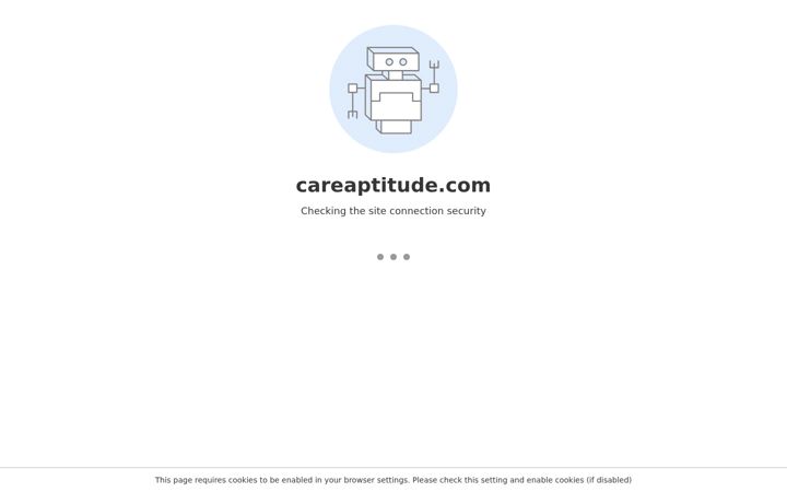 Screenshot of careaptitude.com
