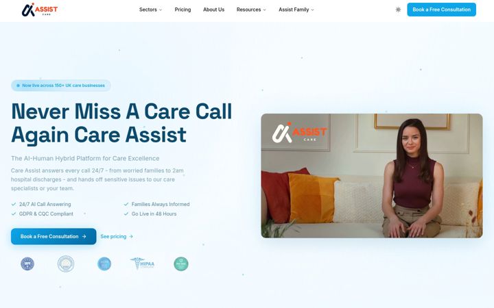 Screenshot of careassist.group