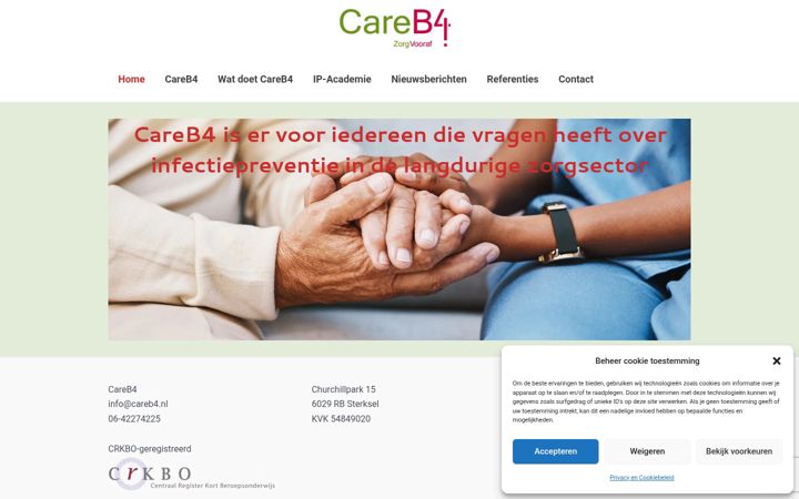 Screenshot of careb4.nl