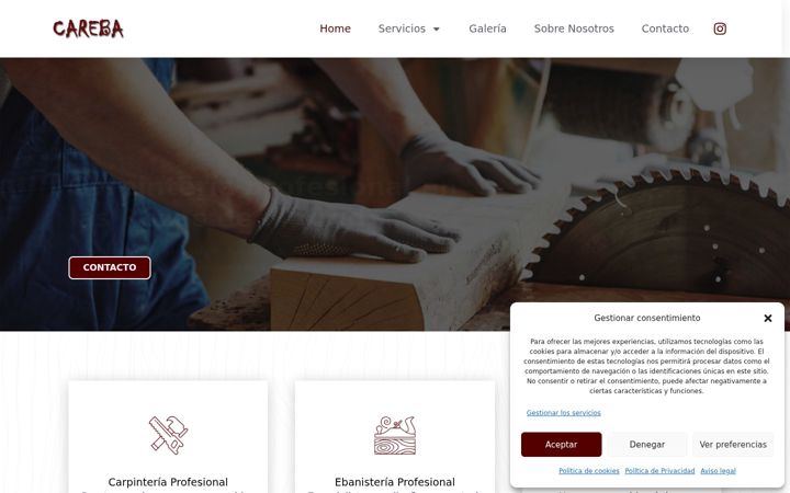 Screenshot of careba.es