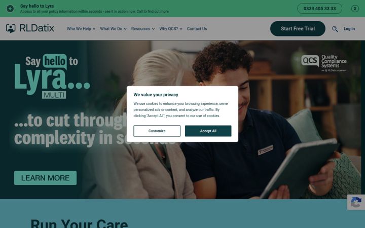 Screenshot of carebeans.co.uk