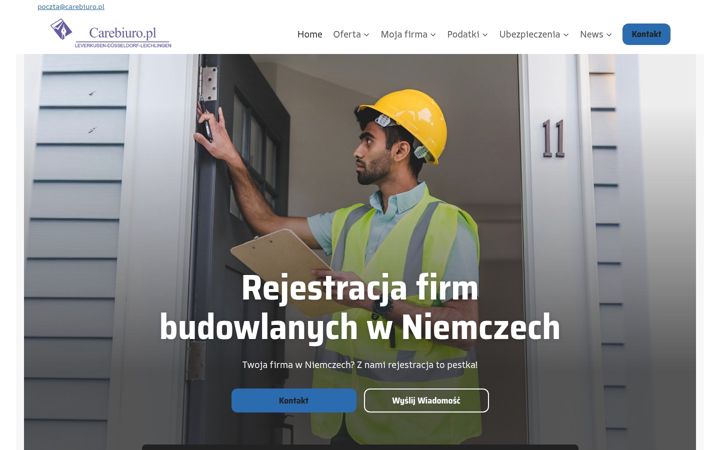 Screenshot of carebiuro.pl