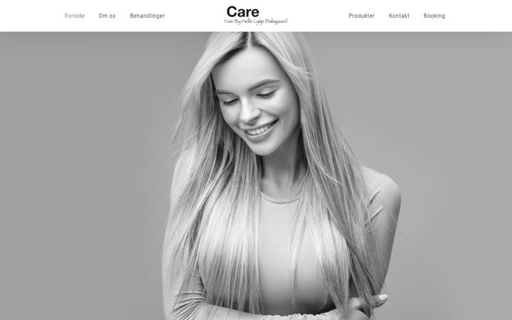 Screenshot of carebyhelle.dk