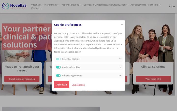 Screenshot of carebytes.eu