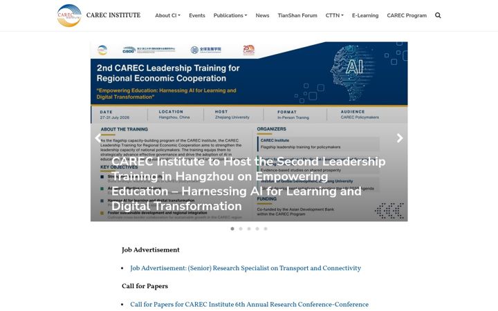 Screenshot of carecinstitute.org