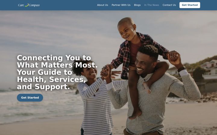 Screenshot of carecompasshealth.com